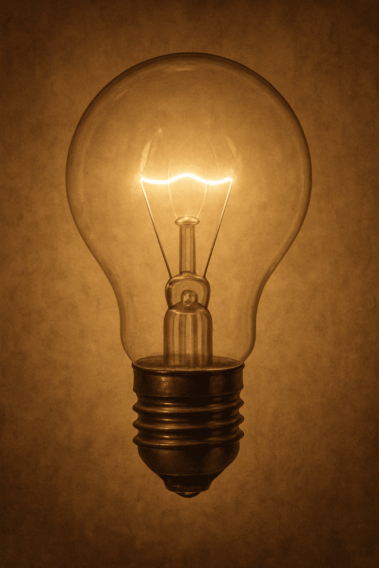 Quando a Luz Chegou para Ficar: A Era das Primeiras Lâmpadas Elétricas