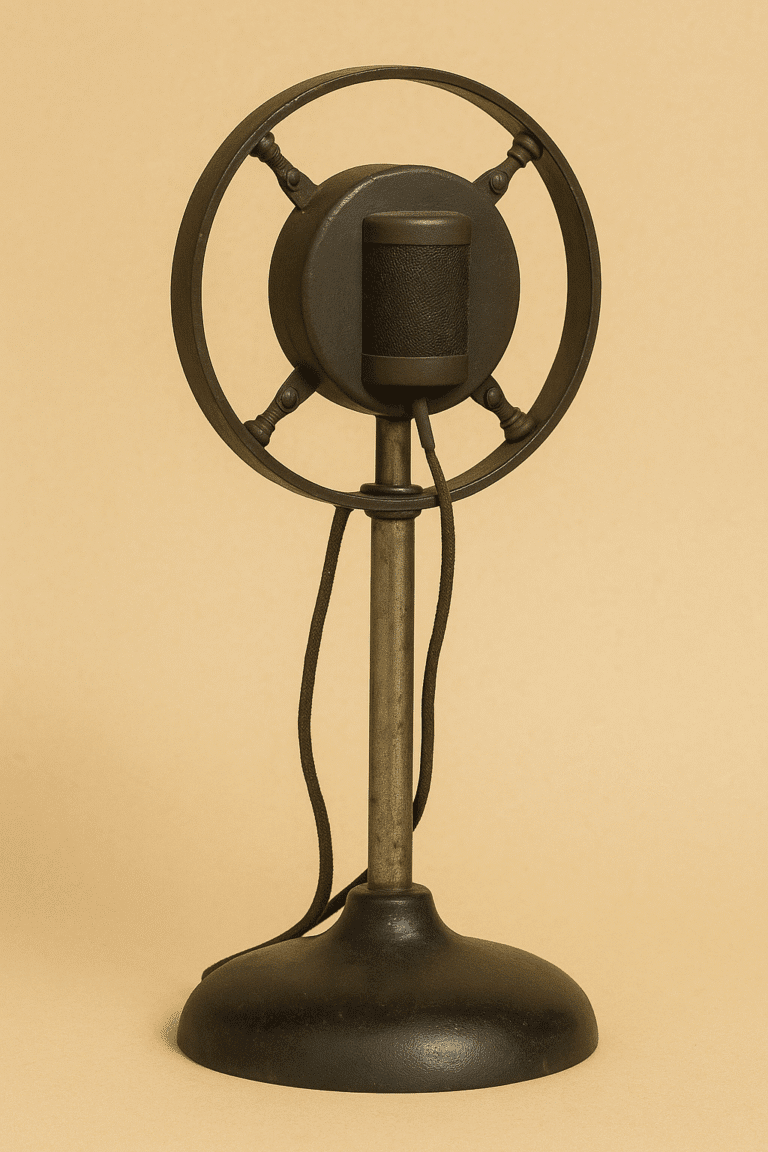 A Evolução do Microfone na Década de 1910: O Som Ganha Clareza