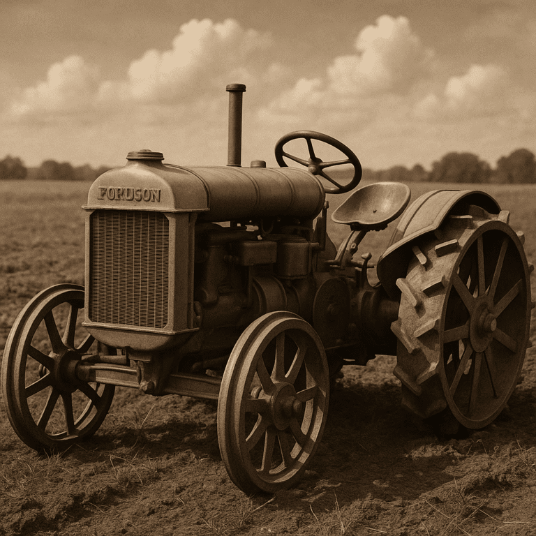 trator na década de 1910