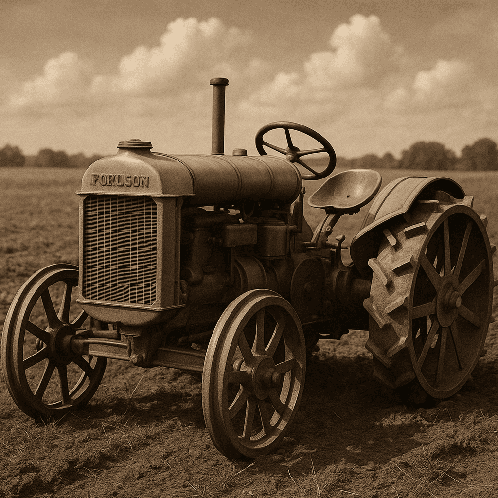 trator na década de 1910
