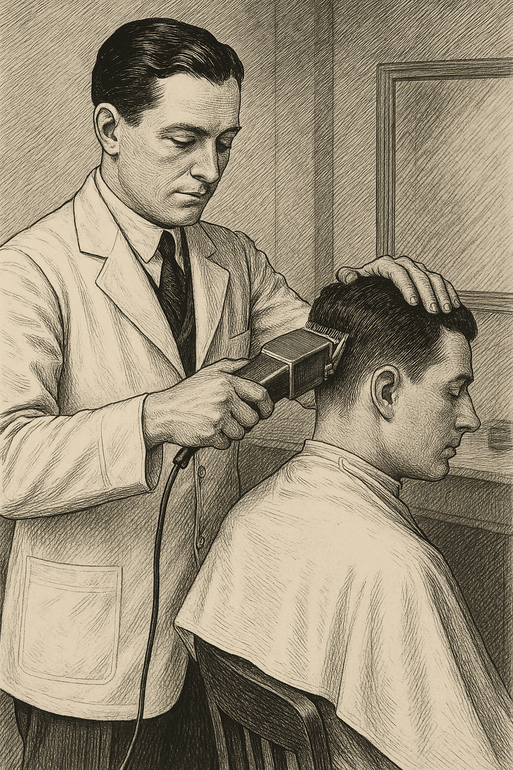 máquina de cortar cabelo