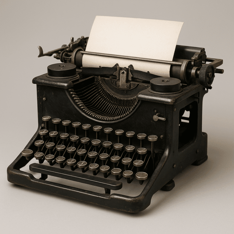 7 Características da Máquina de Escrever na Década de 1910
