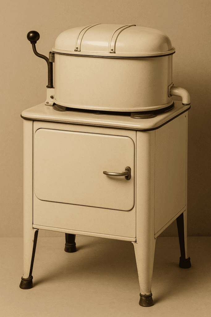máquina de lavar louça na década de 30
